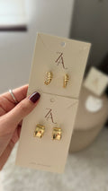 Aretes dorados