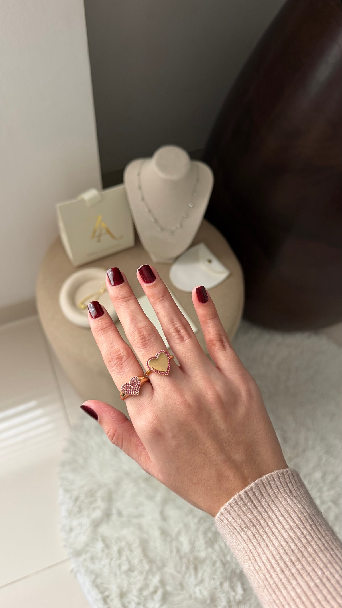 Anillos corazón