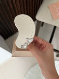 Aretes plateados