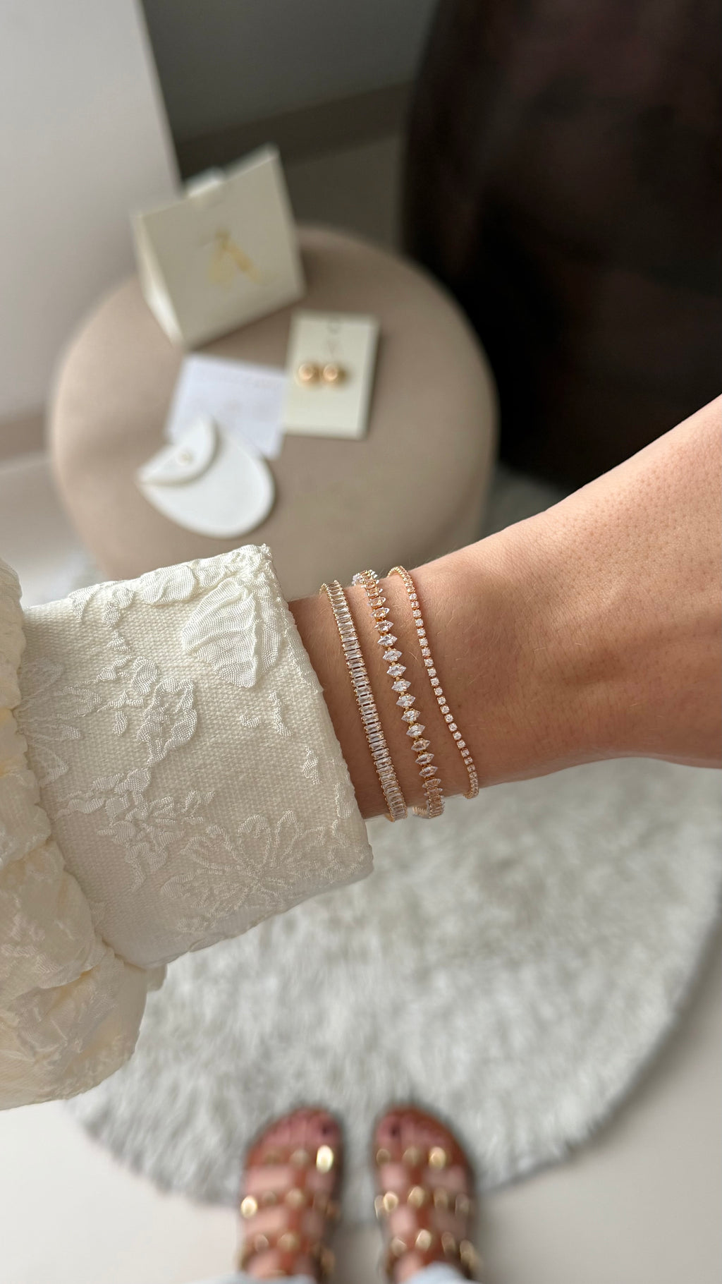 Pulseras dorada