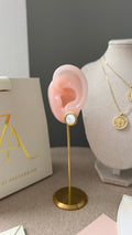 Arete con nácar