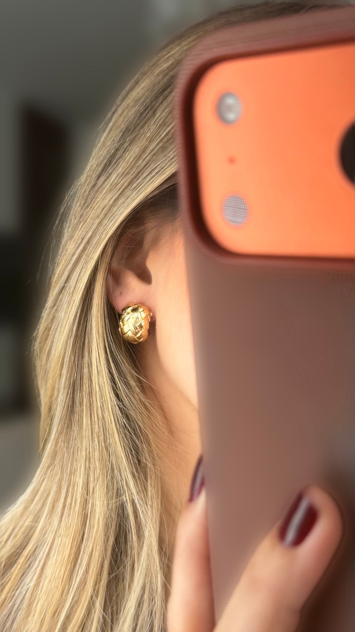 Aretes dorados