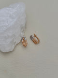 Argollas llenita de strass
