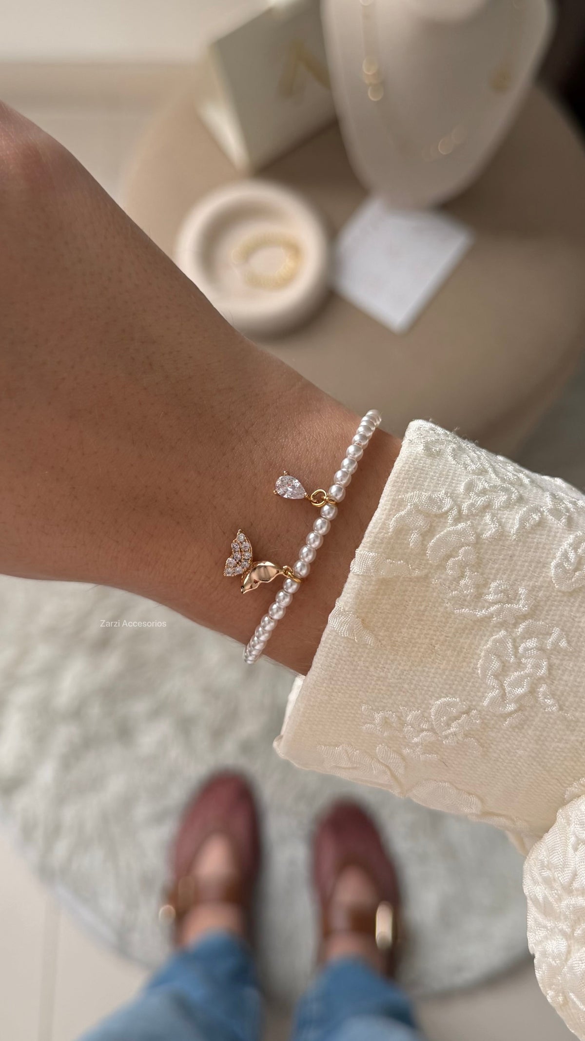 Pulserita con 2 dijes 🦋