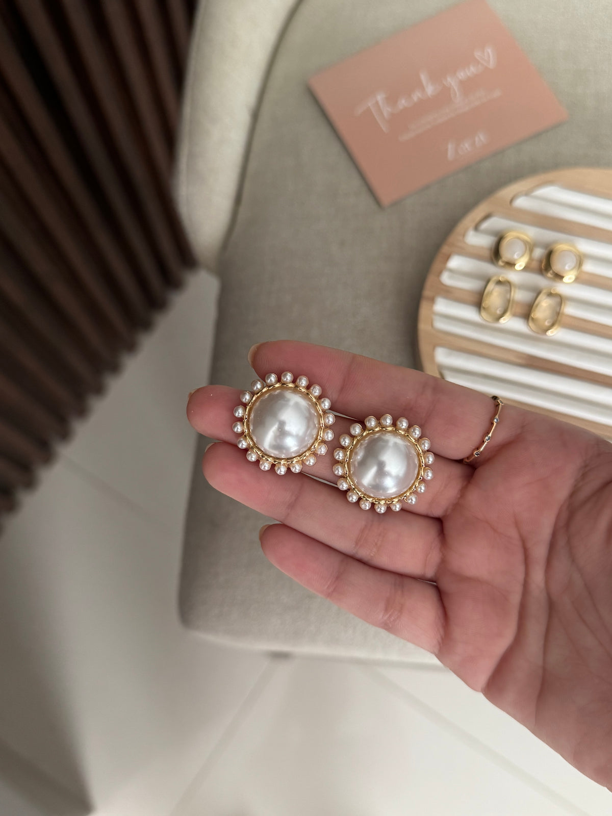 Aretes perla