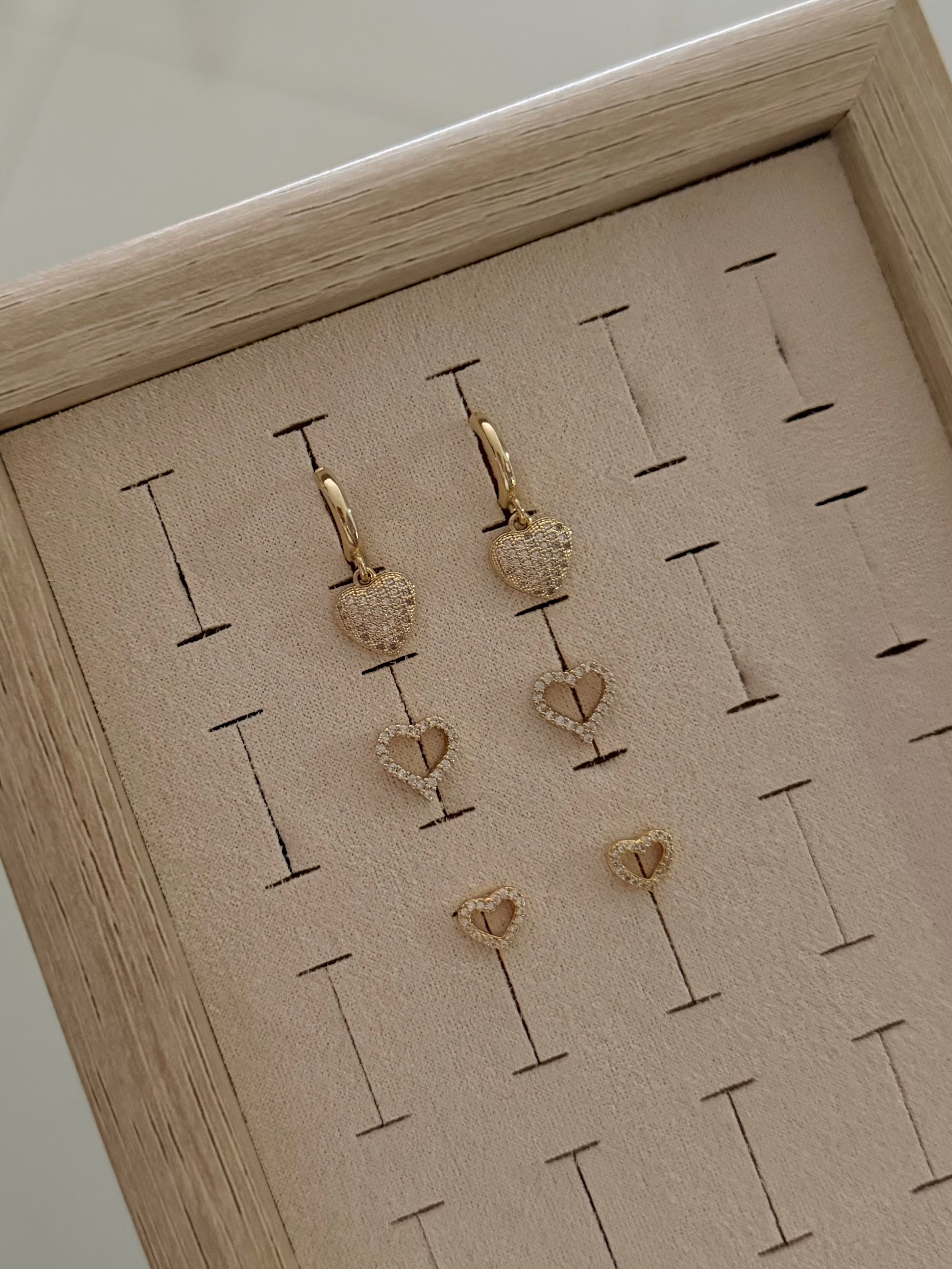 Arete corazoncitos