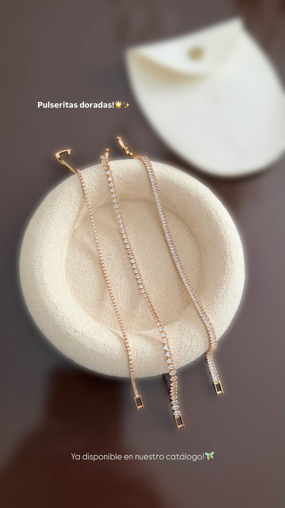 Pulseras dorada